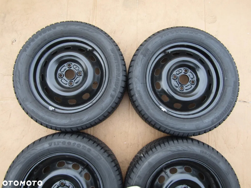 4x Felgi Koła 15 Suzuki Splash Opel Agila B II 5.5j 4x100 ET50 Opony Zimowe - 6