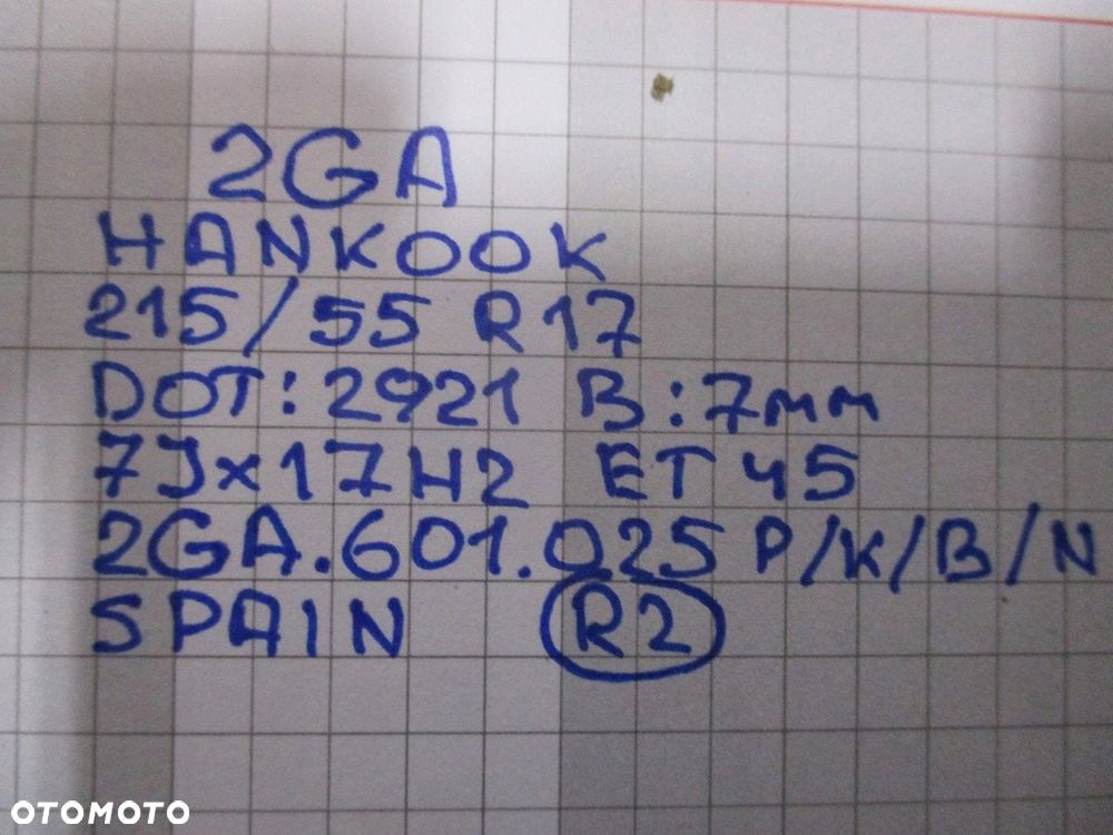 Koła felgi opony VW T-ROC 2GA R17 7MM - 16