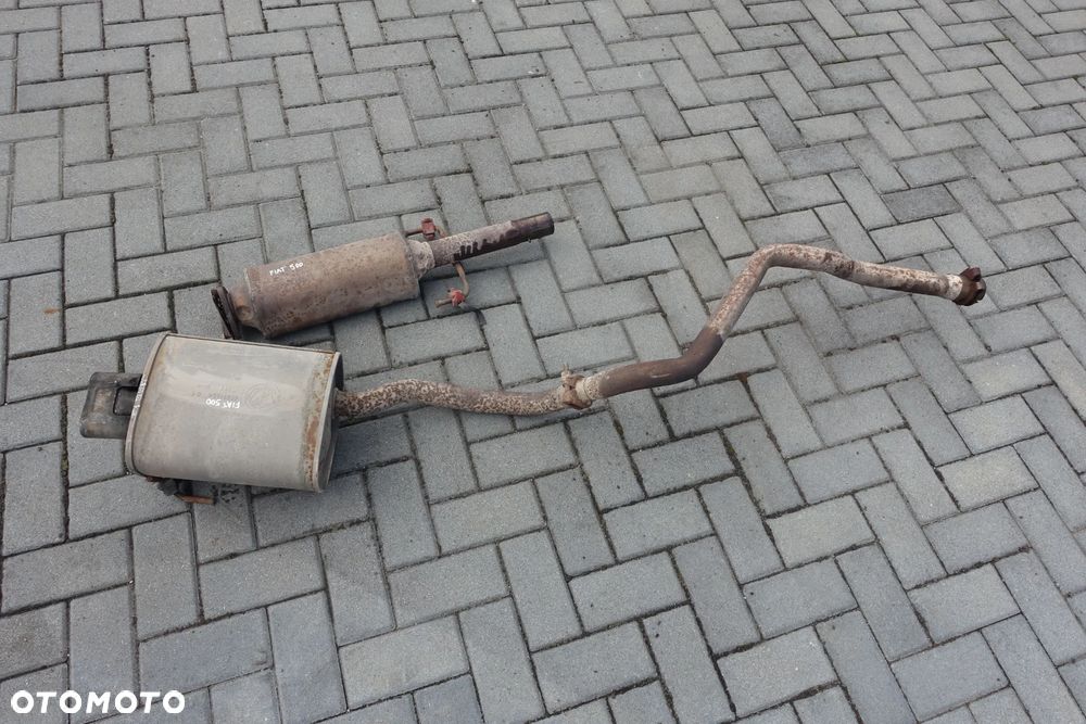 TŁUMIK KOŃCOWY FIAT 500 1.3 MJTD  10r. - 1