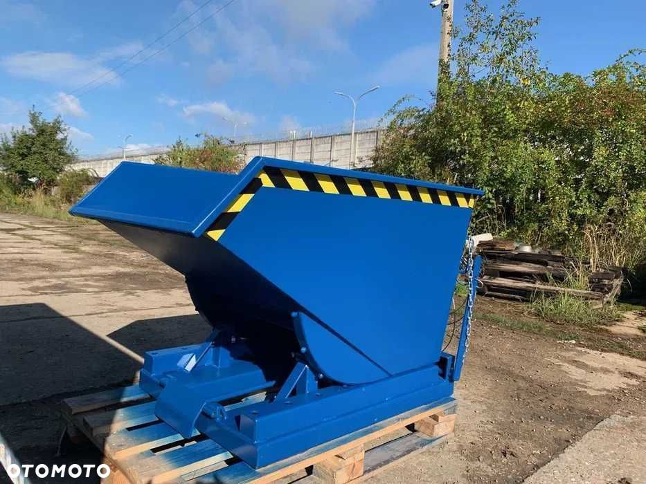 Kontener metalowy samowyładowczy NTK HD 1100L Koleba, pojemnik. - 2