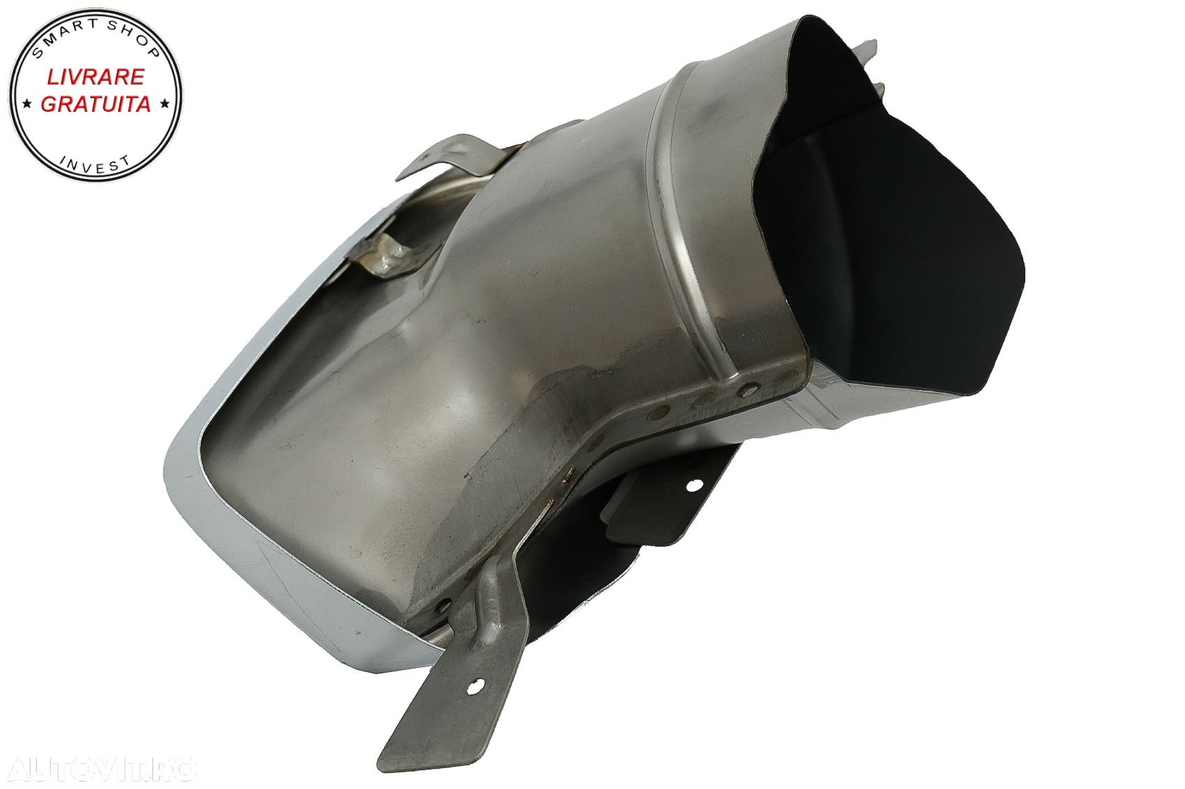 Difuzor Bara Spate Evacuare Dubla si Tobe Ornament Crom BMW 3 Series G20 G28 Sedan- livrare gratuita - 17