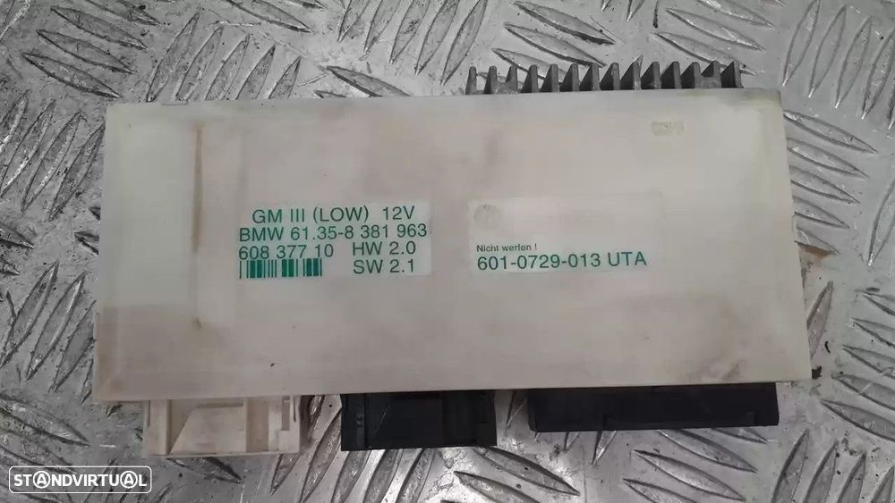 CENTRALINA LUZES BMW 5 2003 -61358381963 - 1
