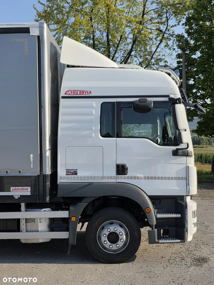 MAN TGM 15.290 / BURTO-FIRANKA / CAŁY NA PODUSZKACH /KLIMA POSTOJOWA / 2018R /  NISKI PRZEBIEG / 18 PALET / E6 / JAK NOWY / WINDA / - 14