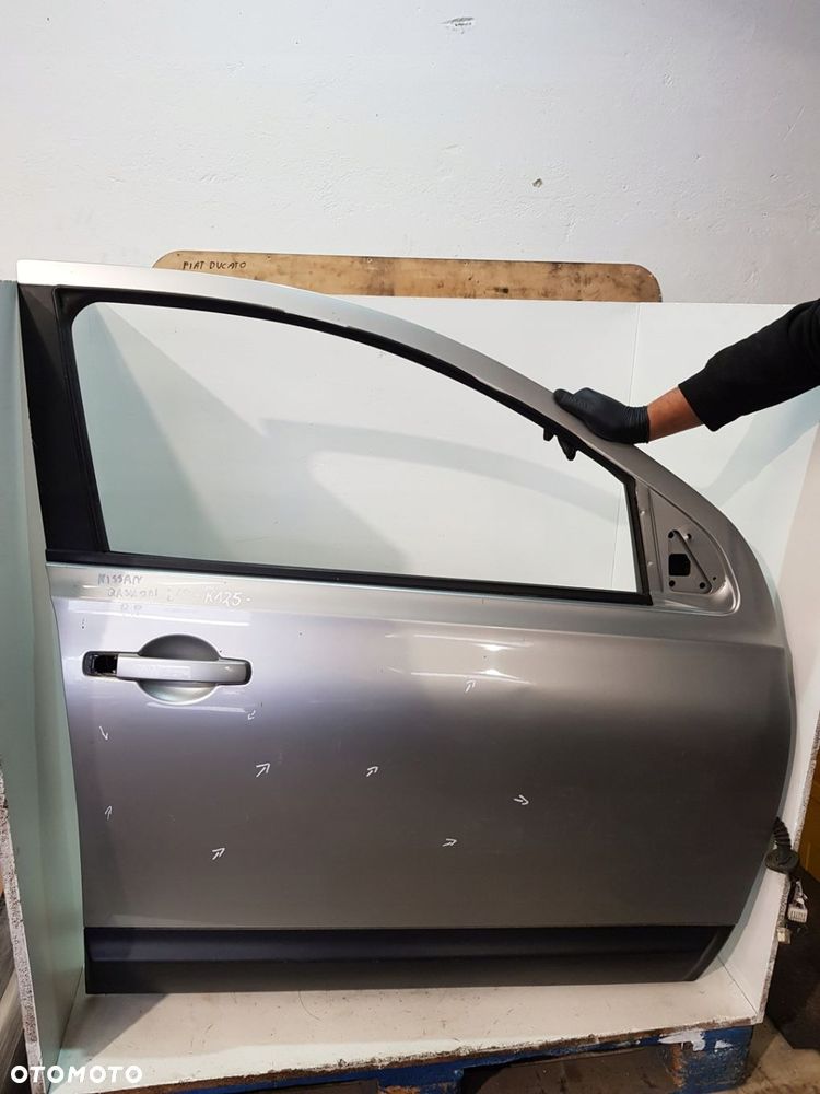 DRZWI PRAWE PRAWY PRZÓD NISSAN QASHQAI J10
