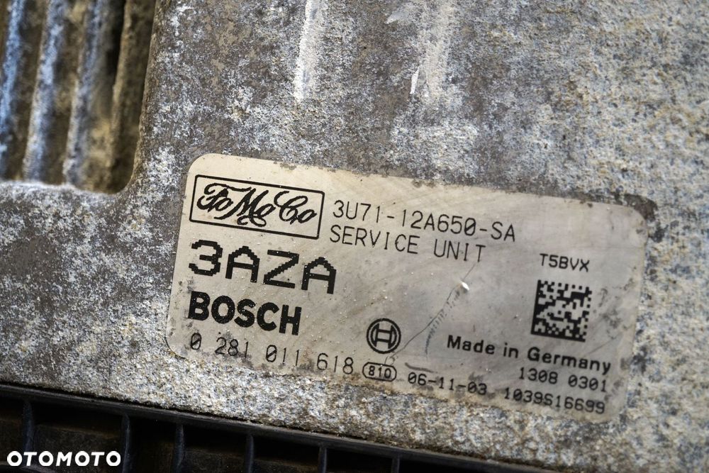 STEROWNIK SILNIKA KOMPUTER FOCUS C-MAX 1.6 TDCI 3U71-12A650-SA 0281011618 FORD 2003-2007 - 3