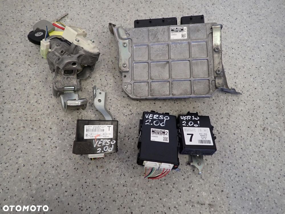 TOYOTA VERSO 2.0 D4D 09-13 ZESTAW STARTOWY STEROWNIK STACYJKA - 2