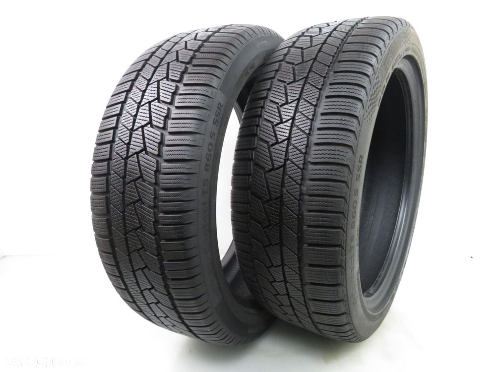 2X 225/45R19 OPONY ZIMOWE CONTINENTAL WINTERCONTACT TS 860 S 96V XL SSR DOT: 4217. - 1