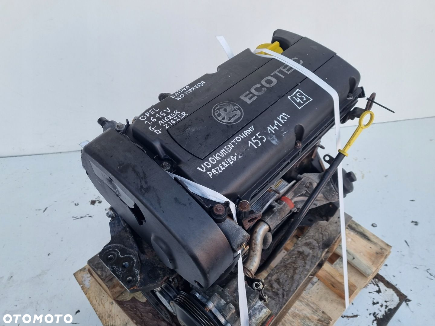 SILNIK KOMPLET Opel Zafira B 1.6 16V udokumentowane 155tyś Z16XER A16XER - 7