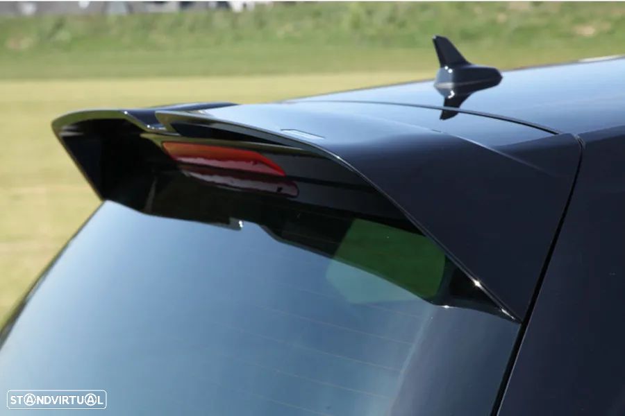 Aileron / lip / spoiler traseiro em preto piano brilhante em plástico ABS para VW Golf 7 / 7.5 3D 5D hatchback 2012-2020 (mala standard)
