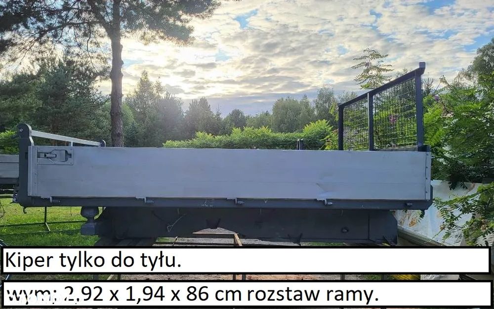 Hakowiec kontener skrzynia  HDS Kiper wywrot Iveco Daily Renault Man Mercedes Nissan Ducato - 9