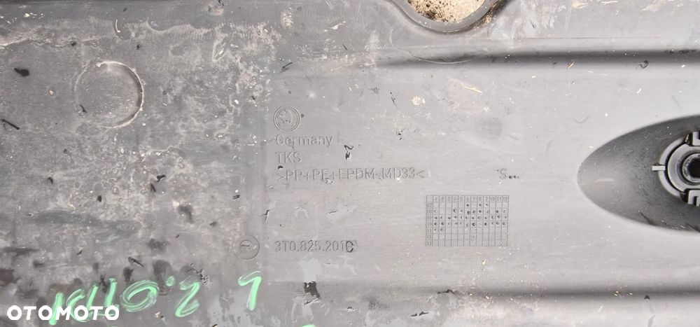 OSŁONA PODWOZIA PRAWA LEWA 3T0825201C 3T0825202G SKODA SUPERB II KOMBI 2.0 TDI - 4