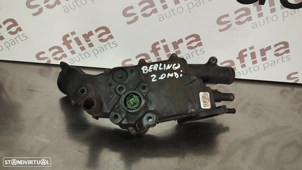 CAIXA / CORPO DO TERMOSTATO PEUGEOT / CITROEN 2.0HDI (RHZ RHY) REF. 9643211880 - 1