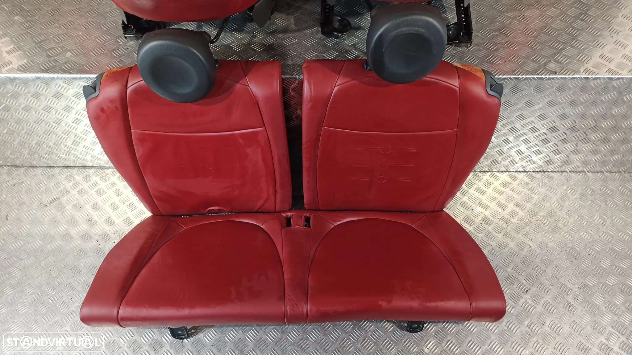 .BANCOS FIAT 500 312 SPORT PELE QUARTELAS - 19