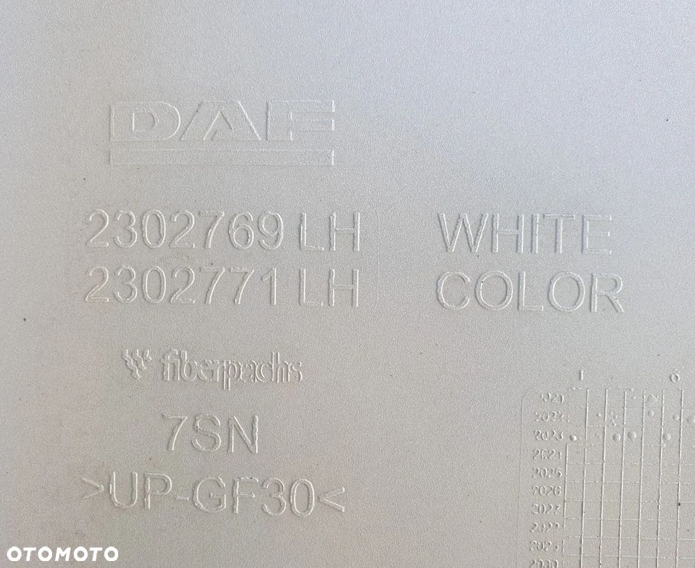 SPOJLER ZAKABINOWY OWIEWKA LEWA DAF XG / XF ORYGINAŁ 2302769  2302771 LH - 8