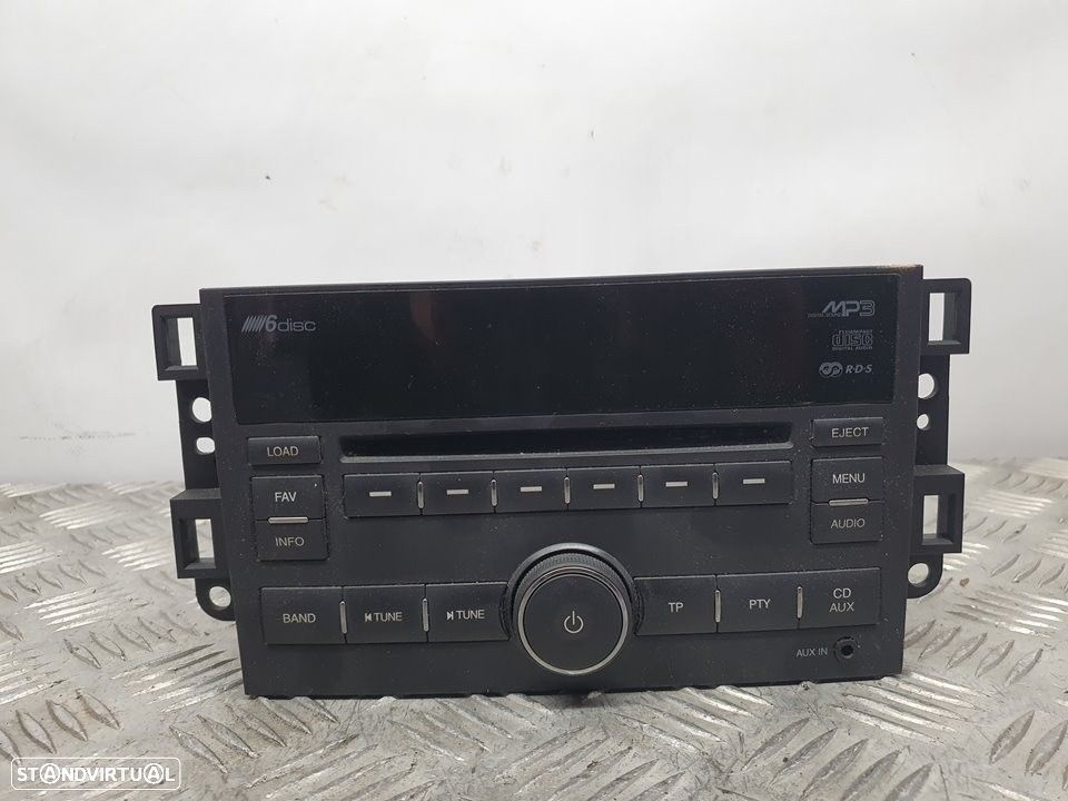 SISTEMA AUDIO / RADIO CD CHEVROLET AVEO / KALOS FASTBACK 2010 -96989221 - 3