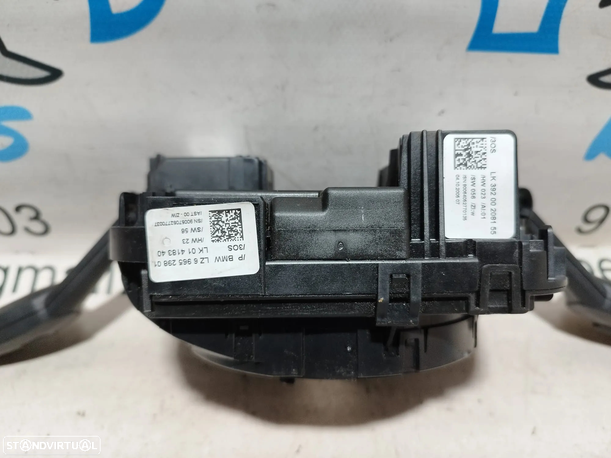 FITA AIRBAG BMW SERIE 1 E87 61319123042 9123042 6989556 SERIE 1 E81 E82 E88 SERIE 3 E90 E91 E92 E93 X1 E84 X5 E70 X6 E71 E72 Z4 E89 MANETE MULTIFUNÇÕES COMUTADOR - 4