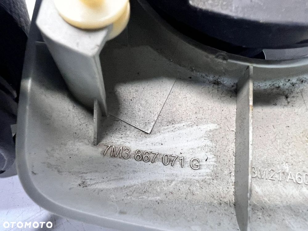 PAS BEZPIECZEŃSTWA ŚRODKOWY TYŁ VW SHARAN 7M3867071G - 5