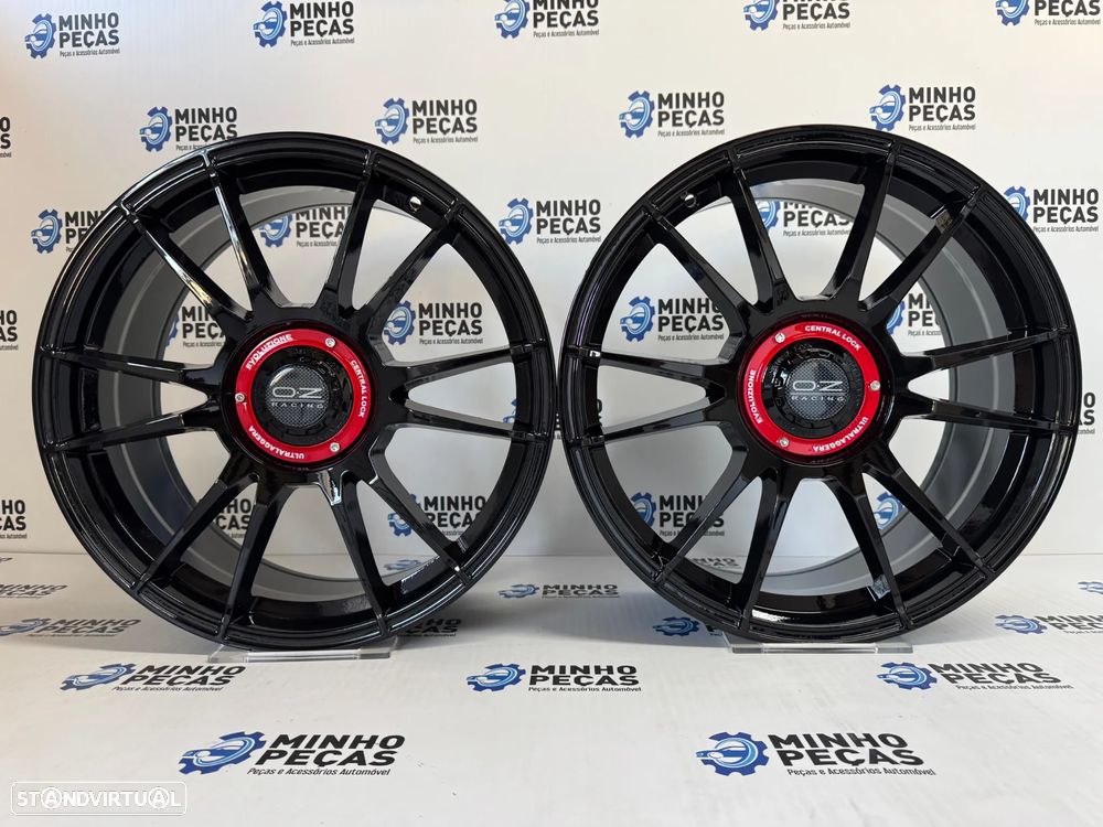 Jantes Look OZ Ultraleggera em 18 (5X100/5x112) Preto Brilho