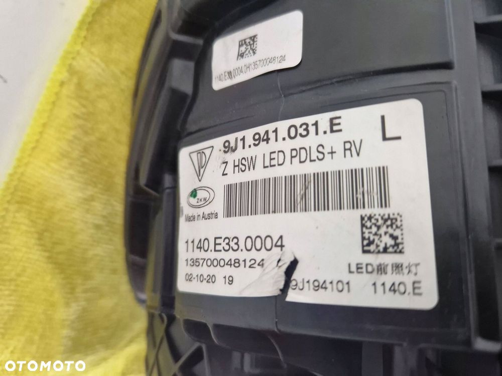 lampa lewy przód lewa przednia porsche taycan 9j1 eu - 14