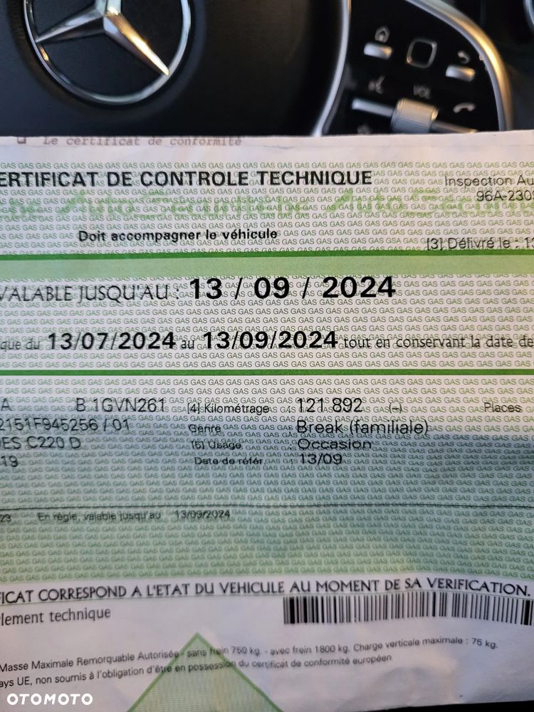 Mercedes-Benz Klasa C 220 d 4MATIC 9G-TRONIC - 39