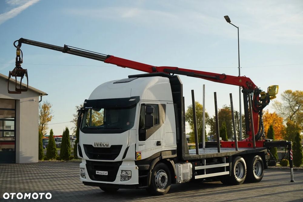 Iveco STRALIS  560 / 6X4 / DO DREWNA / DO DRZEWA / DO LASU /  HDS PALFINGER EPSILON  / UDŹWIG - 5 250 KG - 2