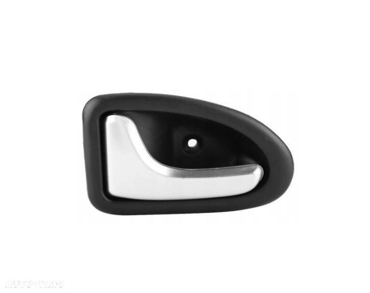 Maner interior deschidere usa Renault Megane 1 1995-2002, Clio 2 1998-2012; Scenic 1 1995-2003; Trafic 2001-2006; usa Fata/Spate partea Stanga, pentru modele cu tija de actionare, cu clapeta cromata - 1
