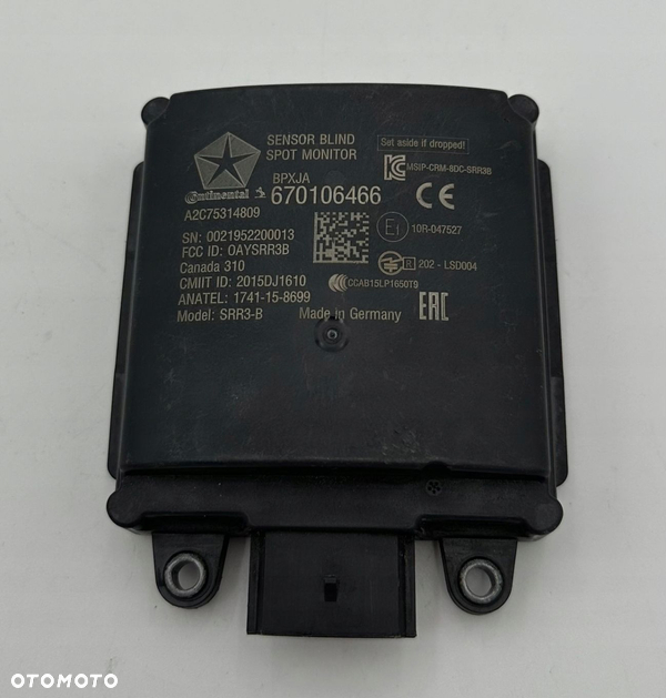 RADAR SENSOR MASERATI 670106466