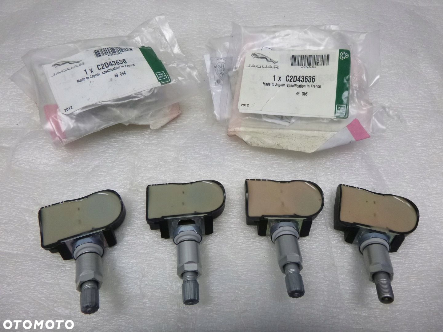 JAGUAR F-TYPE X152 XE X760 XF X260 X250 LAND ROVER DISCOVERY IV L319 DISCOVERY SPORT L550 FREELANDER L359 RANGE ROVER EVOQUE L538 SPORT L320 VOGUE L322 CZUJNIK CIŚNIENIA OPON TPMS 433  MHz NOWY ORYGINAŁ - 2