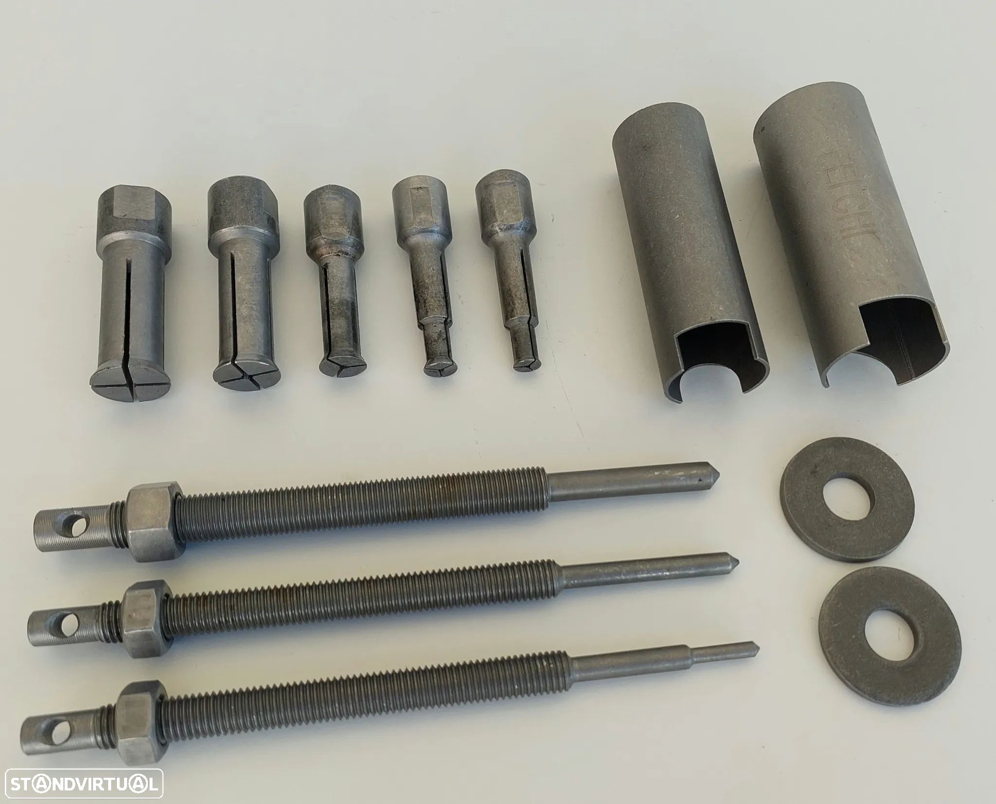 Conjunto Extração Rolamentos Internos 9 a 23mm Universal Multimarcas - 8 peças - 1