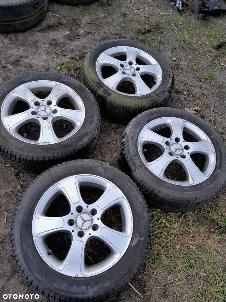 A1694011002 ALUFELGI ALUMINIOWE Z OPONAMI ZIMOWYMI MERCEDES 16'' - 2