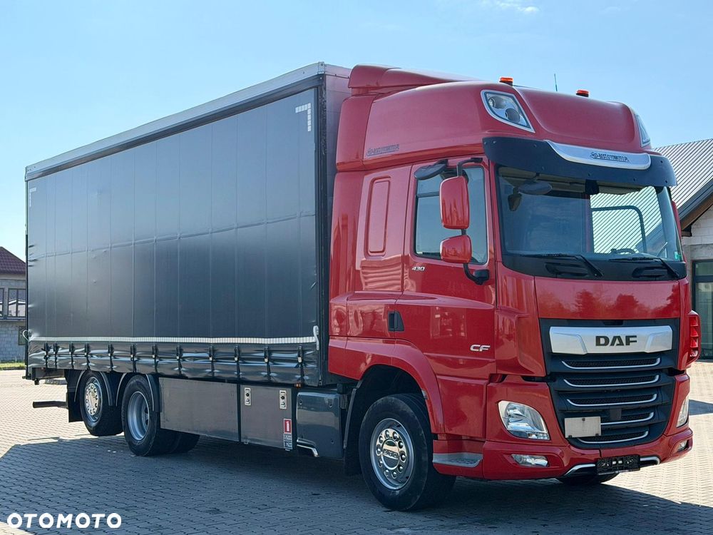 DAF CF 430 / FIRANKA / WINDA / E6 / 6x2 / AUTOMAT / NOWE TACHO / 3 OŚ PODNOSZONA / SKRĘTNA / 19 EUROPALET / SYPIALKA / 2018 ROK - 1