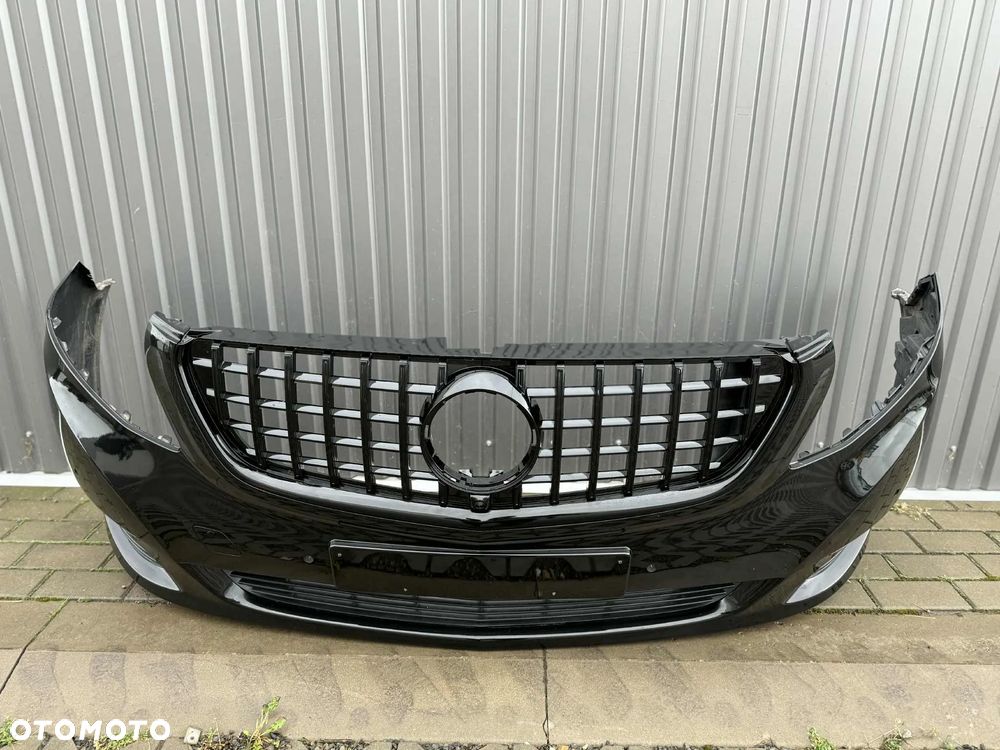 Mercedes V Klasa W447 Zderzak przód przedni 191 6xPDC Grill kompletny 14-19. Bardzo ładny - 1