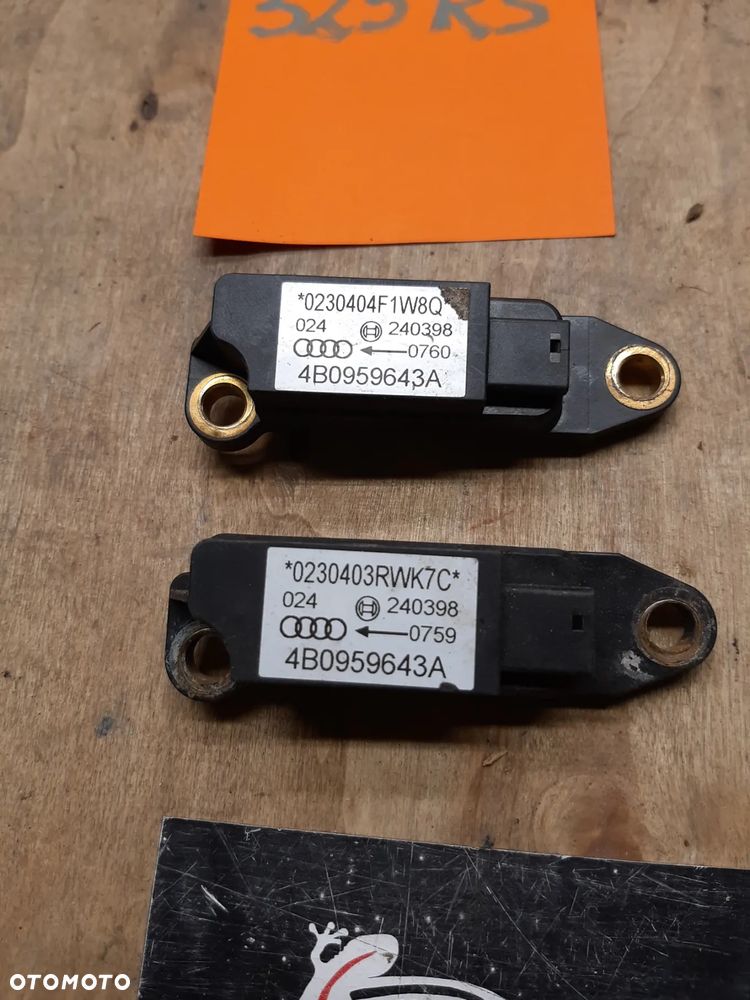 Czujnik Uderzenia 4B0959643A Bocznego Uderzeniowy Sensor Audi A6 C5 A4 B5 - 1
