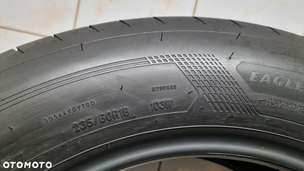 4 opony letnie 235/60 R18 103W GoodYear Eagle F1 MO Asymetric 5 - 7