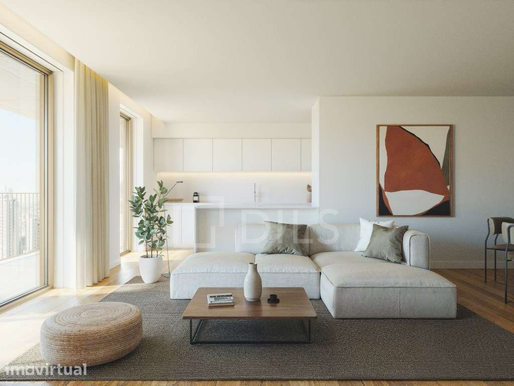 Apartamento T3 com área exterior em pleno centro da cidade do Porto. - Grande imagem: 3/96
