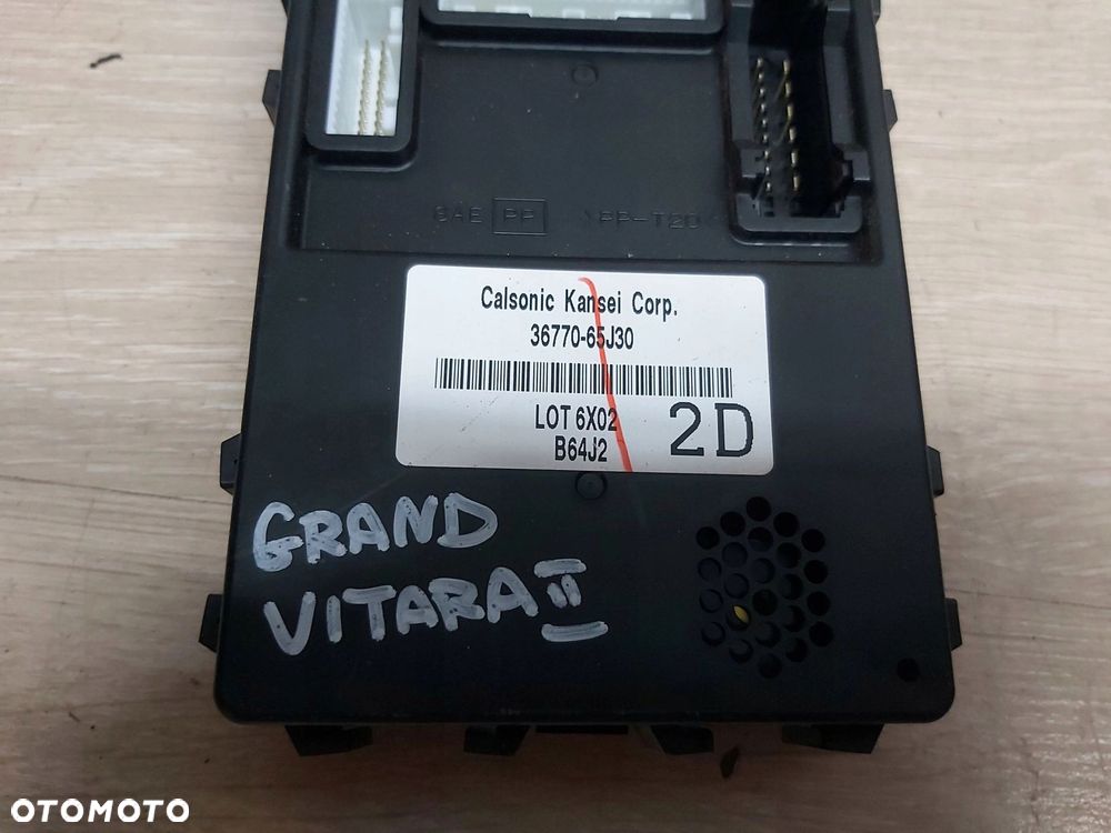 Suzuki Grand Vitara II JT Moduł komfortu BSI 36770-65J30 - 2