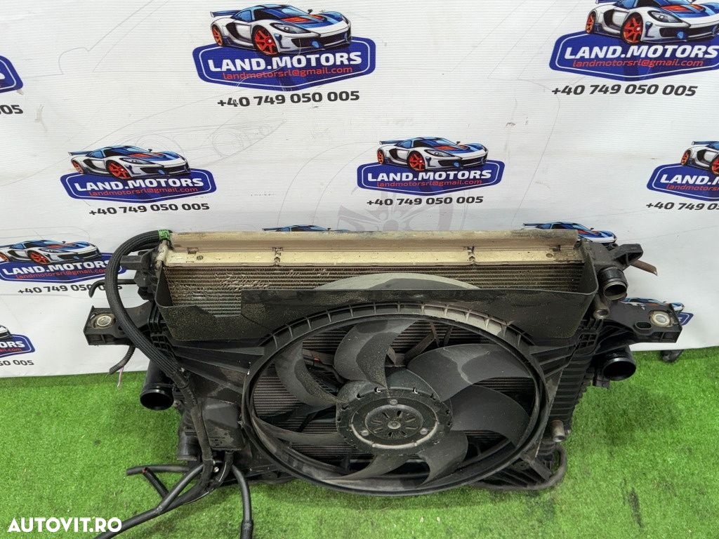 Caseta completa radiator racire apa ac ventilator + intercooler 2010 volvo xc90 2.4 diesel 2002-2014 - 6