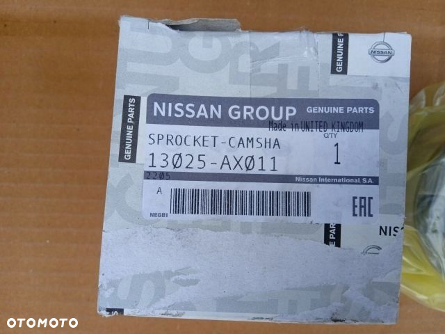NISSAN MICRA K12 1.2 1.4 KOŁO ROZRZĄDU WARIATOR - 3