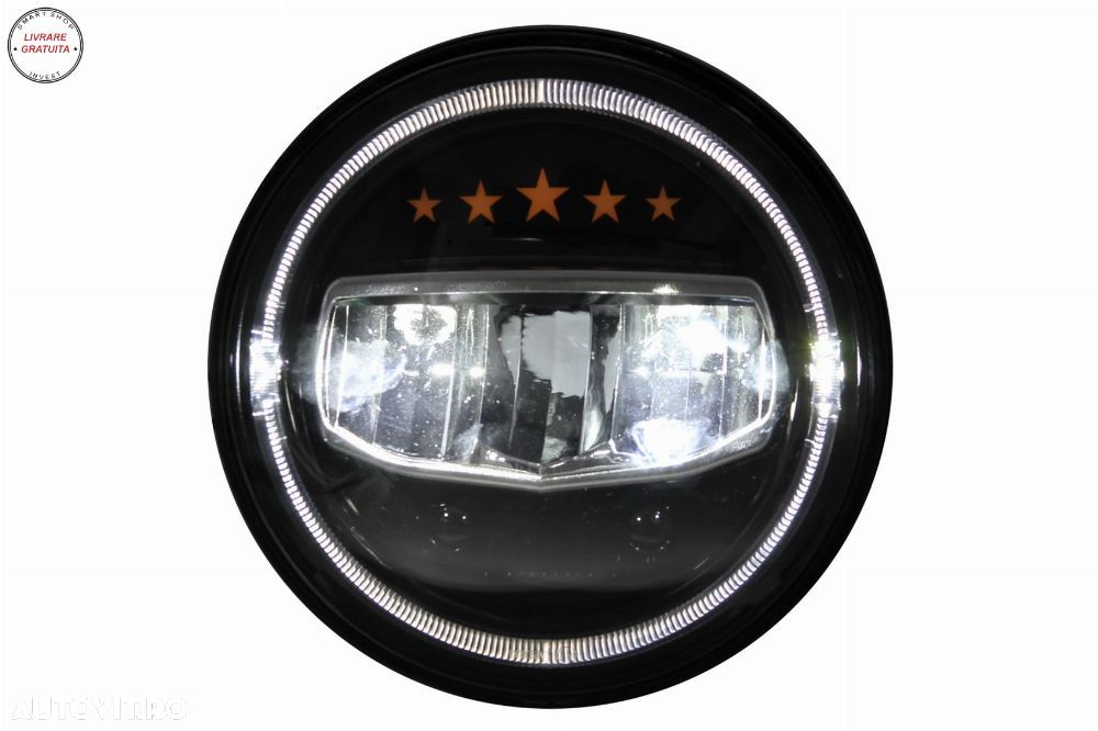 Faruri Full LED CREE Dublu Proiector Jeep Wrangler JK TJ LJ JL (1997-2017) 5 Stars- livrare gratuita - 6