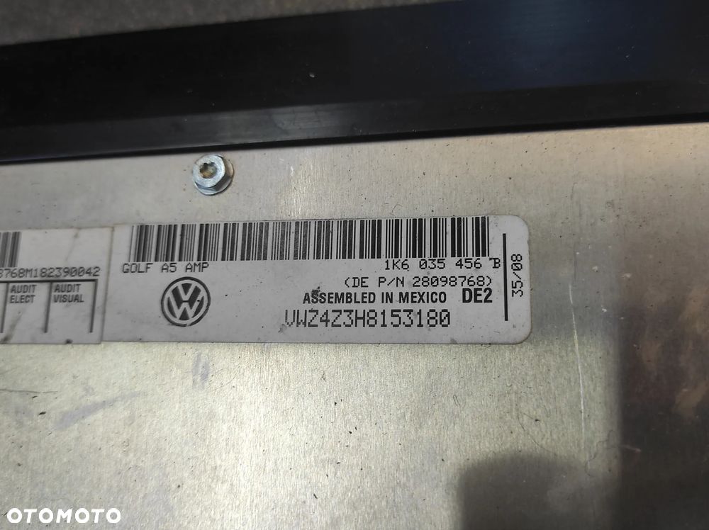 MODUŁ RADIA 1K6035456B VW GOLF 5 SPRAWNY GWARANCJA WYSYŁKA !!!!! - 2