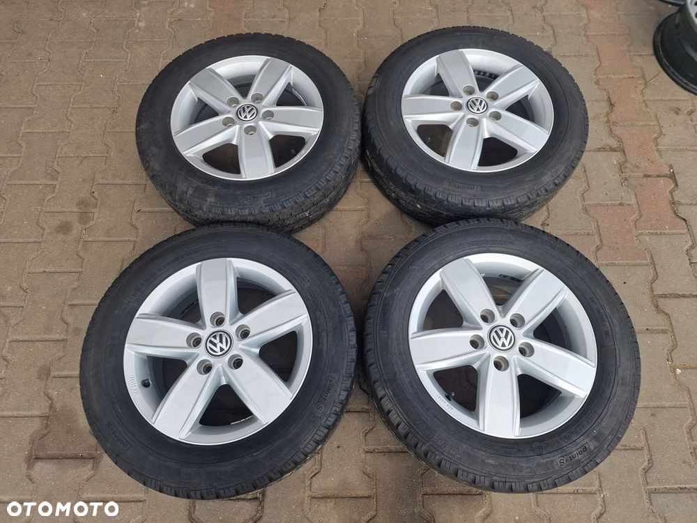 KOMPLET FELG FELGI VW VOLKSWAGEN 7E0 T5 T6 T7 16 5X120 ET51 ORYGINALNE - 2