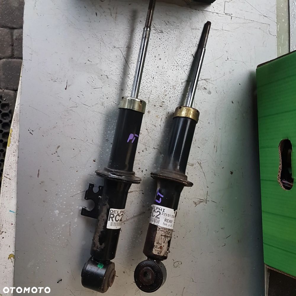 amortyzator amor zawieszenie uchwyt blacha sprężyna poduszka tylne zawieszenie tył jak nowe  mini cooper S r50 r51 r52 r53 r56 r57 jak nowe oryginał - 2