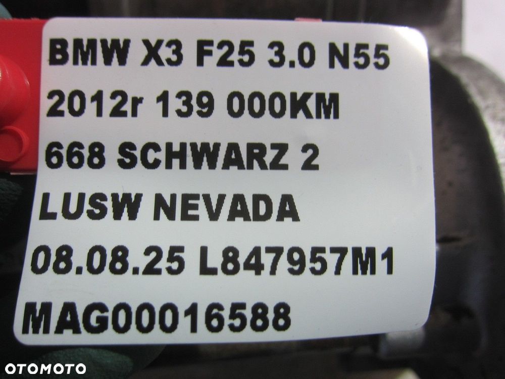 BMW X3 F25 N55 E81 E87 E90 E92 F31 E84 E70 ROZRUSZNIK SILNIKA 12417616500 - 8