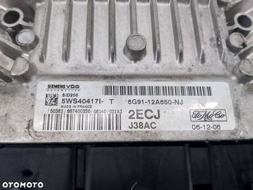 KOMPUTER, STEROWNIK FORD GALAXY III 6G91-12A650-NJ   5WS40417I-T 2.0 TDCI - 2