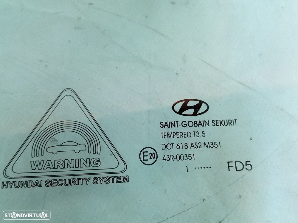 Vidro porta frente esquerda HYUNDAI i30 (FD) - 2