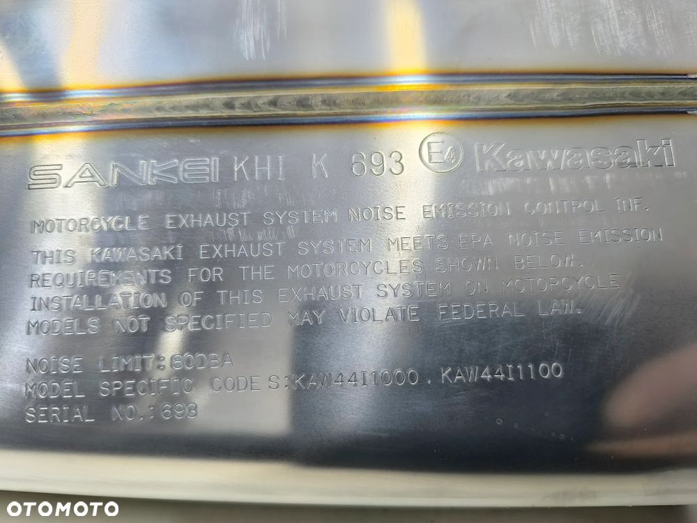 Tłumik Układ Wydechowy Kawasaki ZX-10 Z1000 KAW44I1000 - 2