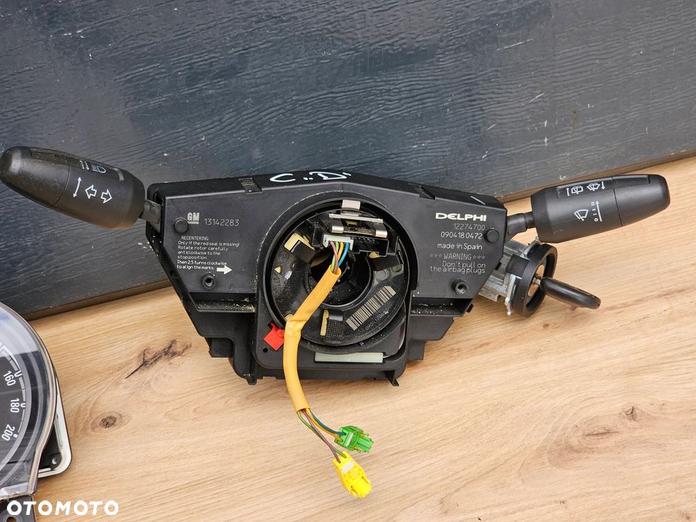 ZESTAW STARTOWY LICZNIK CIM STEROWNIK 55557932 STACYJKA SKRZYNKA OPEL CORSA D 1.0 B  Z10XEP 100% OK - 7