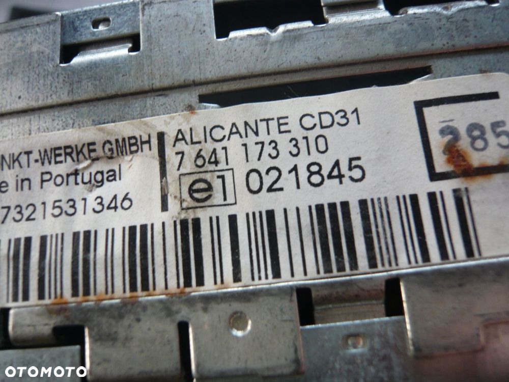 RADIO CD 7641173310 Blaupunkt Alicante CD31 - 3