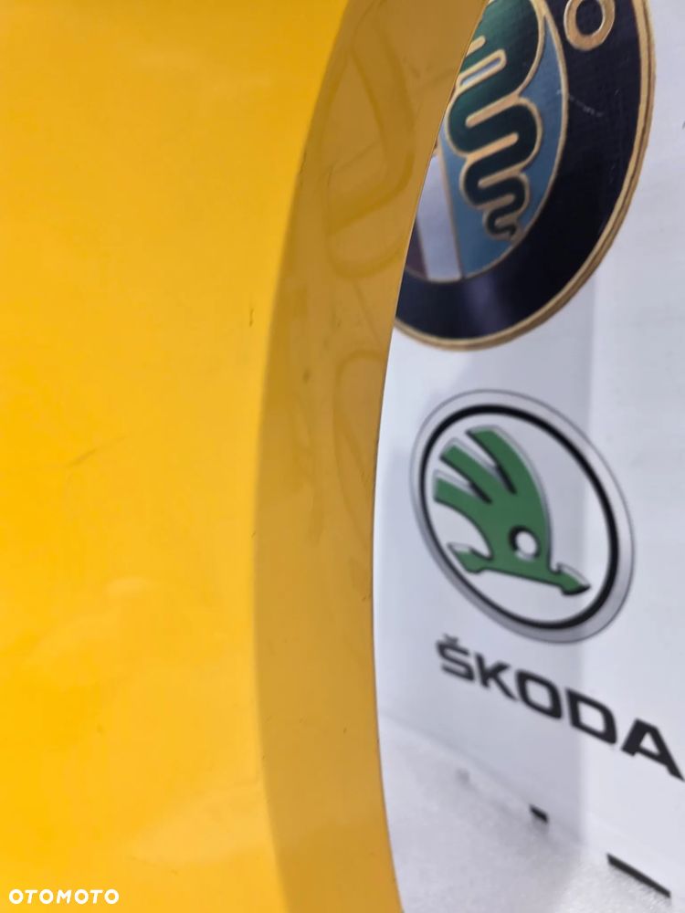 SEAT LEON 2 II 1P0 04-08 ŁADNY ZDERZAK PRZEDNI PRZÓD NA SPRYSKI KOLOR ŻÓŁTY NR 1P0807221H NR AUKCJI NZ1891 - 28