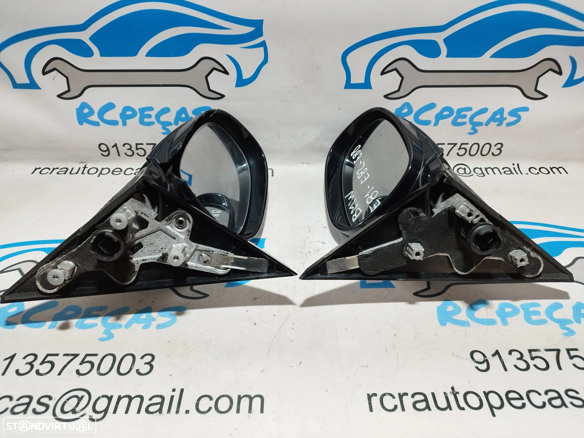 ESPELHO RETROVISOR ESQUERDO DIREITO BMW SERIE 1 E88 CABRIO 51167268307 7268307 51167268308 7268308 E82 COUPE E81 ELETRICO AQUECIDO ESPELHOS RETROVISORES - 3